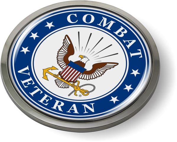 U.S. Navy Combat Veteran Emblem